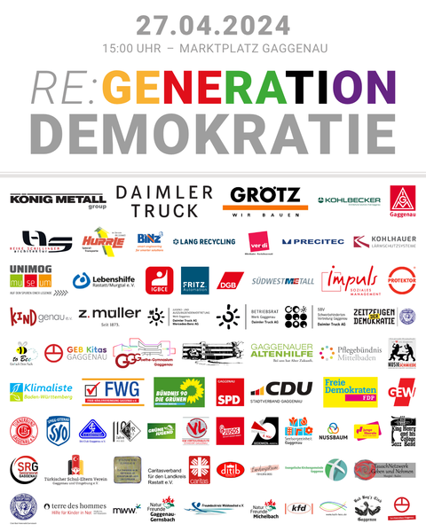 Quelle: Bündnis für Demokratie Gaggenau